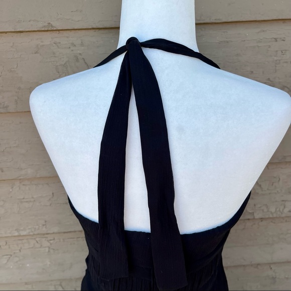 WHBM silk halter dress with lace detailing! - Picture 5 of 7